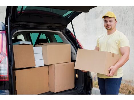 Empresa de Logística com Carro de Passeio